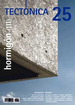 Portada de TECTÓNICA 25 hormigón (III)