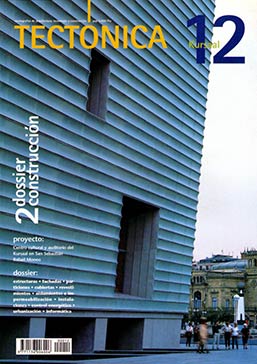 Portada de TECTÓNICA 12 Kursaal / dossier construccin 2