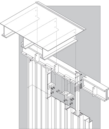  Este proyecto residencial sirvió de prototipo para desarrollar un sistema estructural compuesto íntegramente por piezas de aluminio extrusionado.