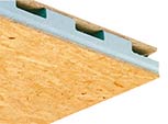 Panel sándwich de cubierta ventilado.