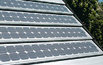 Bandejas de cubierta con elementos fotovoltaicos