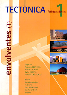 Portada de TECTÓNICA 1 envolventes (I) fachadas ligeras