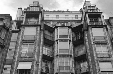 Auguste Perret: 25 bis de la rue Franklin, París, 1903.