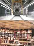 Sistema de carriles para grandes instalaciones diseñado por Grimshaw Architects.