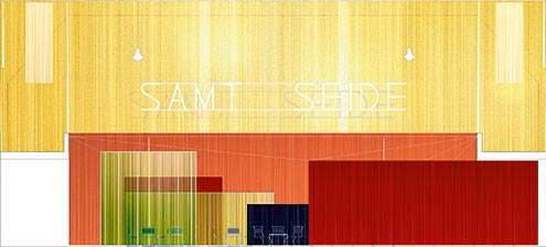  Estudio interpretativo de color del Café Samt & Seide de Mies van der Rohe y Lilly Reich, Berlín 1927. Autor: Enrique Colomes Montañés.