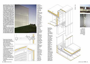 Ejemplo de doble página de proyectos